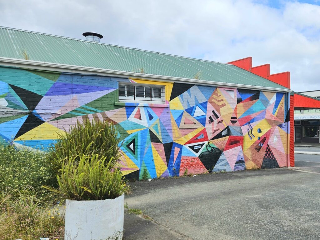 colorful mural, Kamo Whangarei