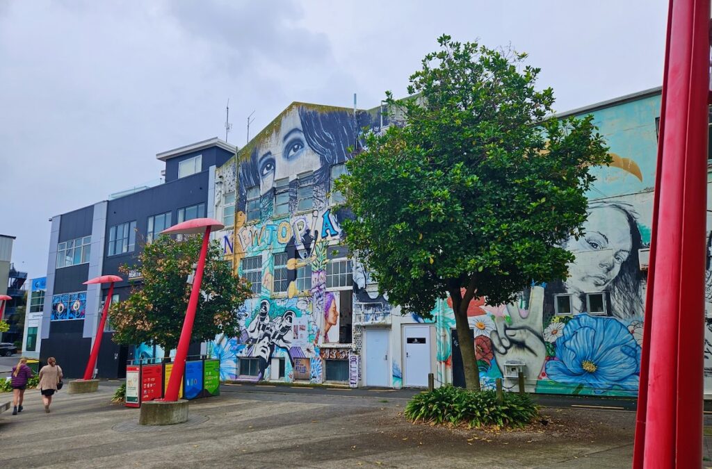 murals, graffiti, street art in New Zealand's North Island