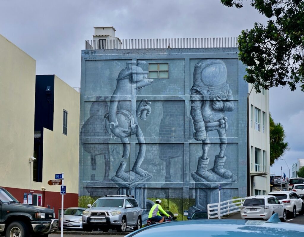 Mural New Plymouth Street Art in New Zealand's North Island