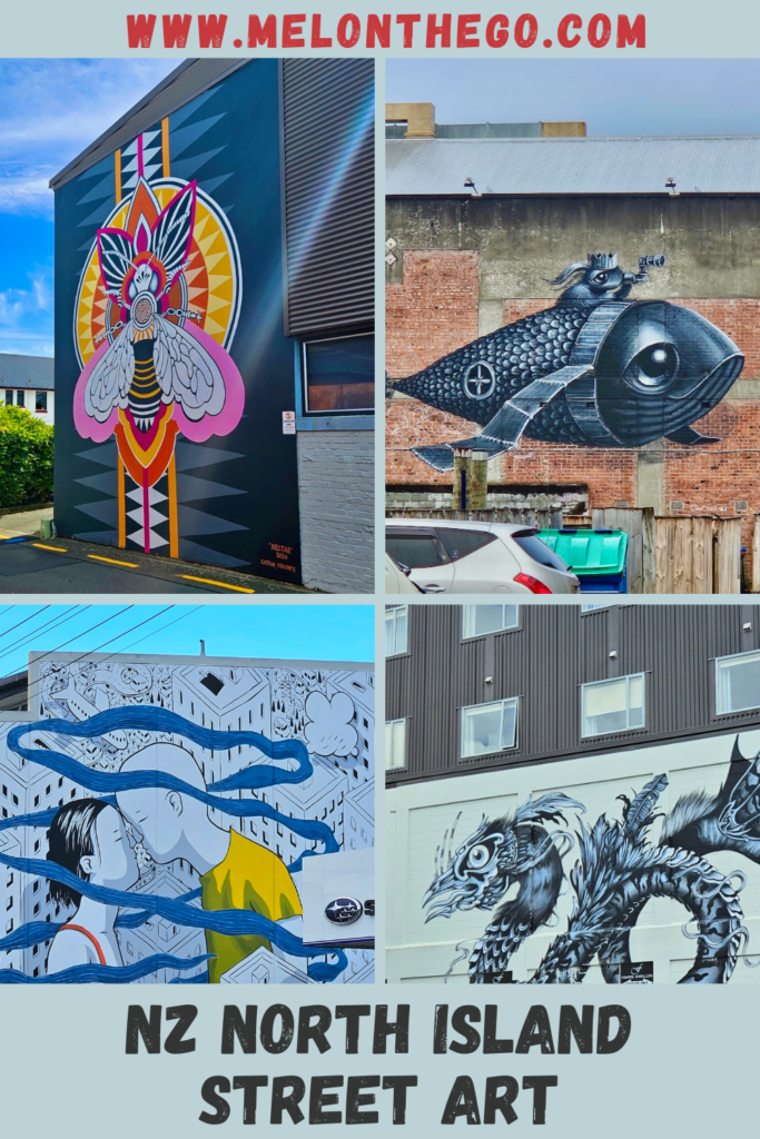 Pin Street Art in New Zealand's North Island