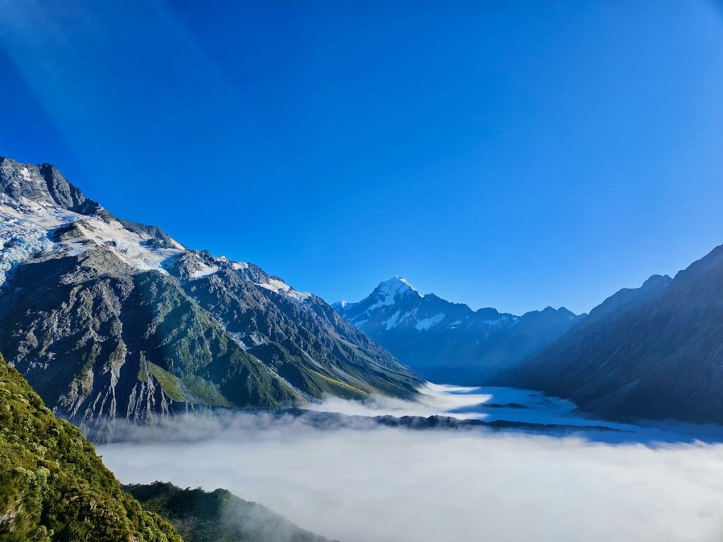 Mount cook hike view