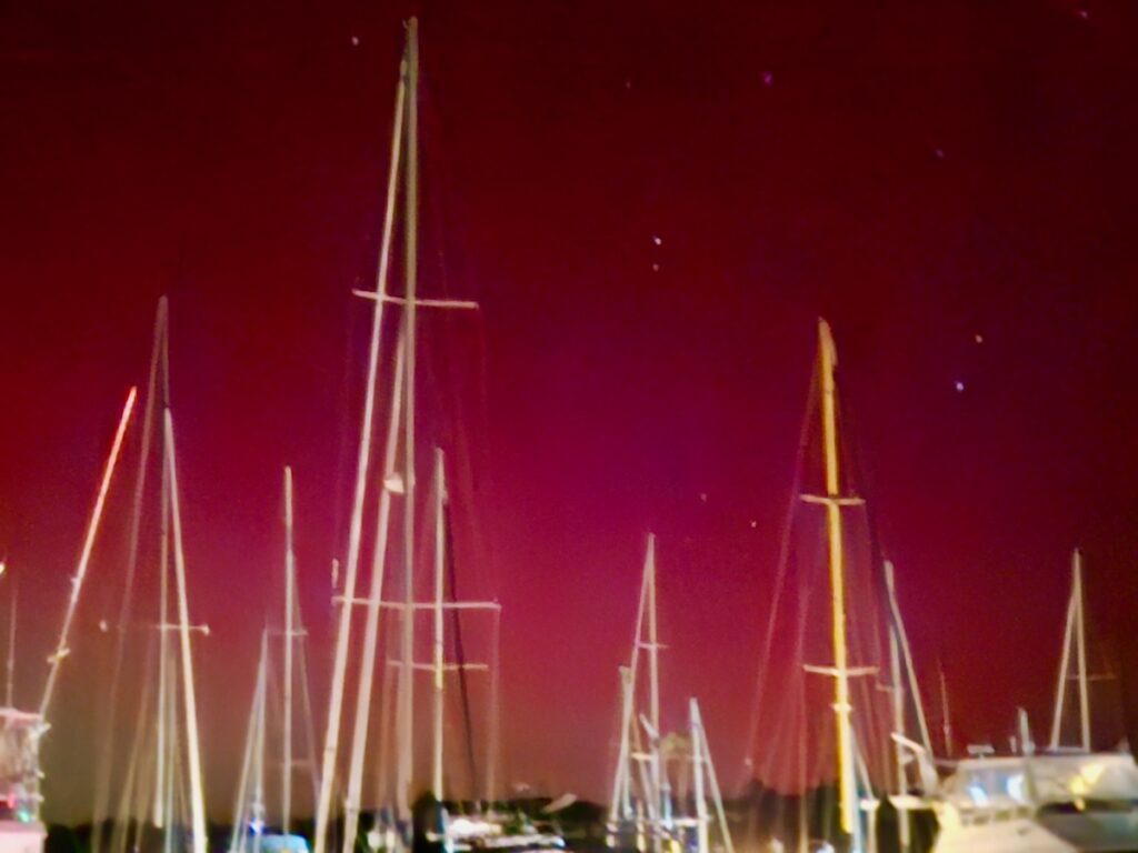 Aurora at BoI Marina, New Zealand