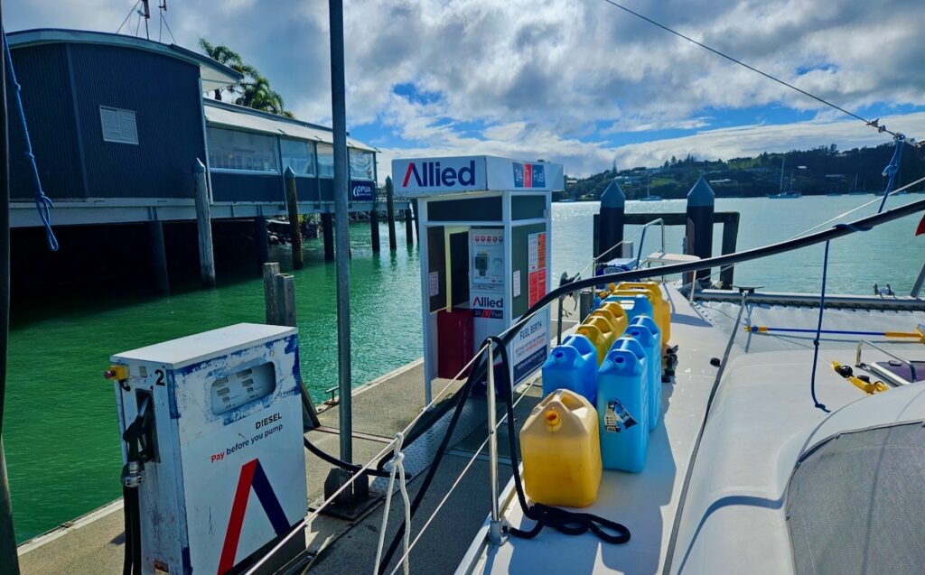 Gas dock, Bay of Islands