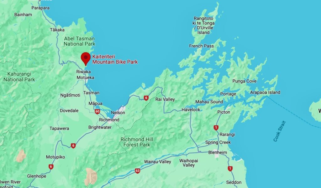 Kaiteriteri Mountain Bike Park map