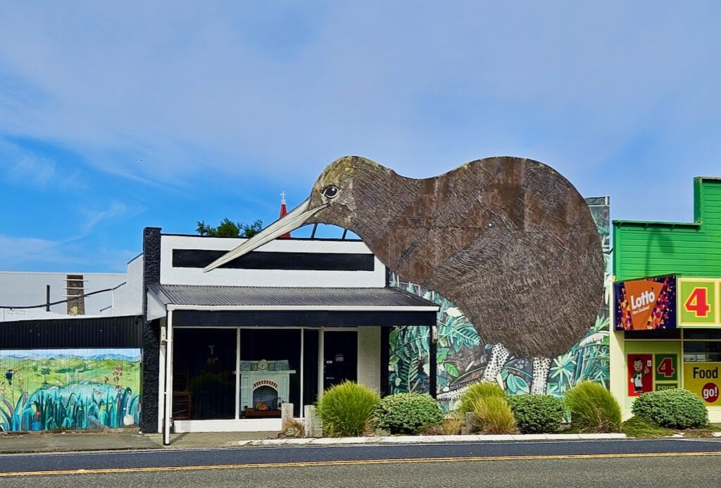 Kiwi cutout in New Zealand