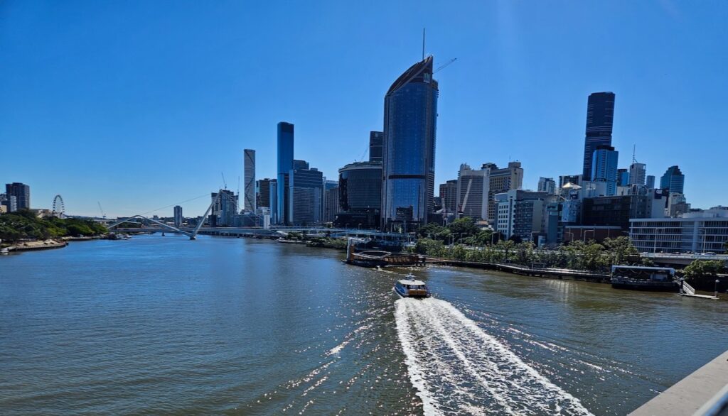 ferry, Brisbane CBD, weekend in Brisbane