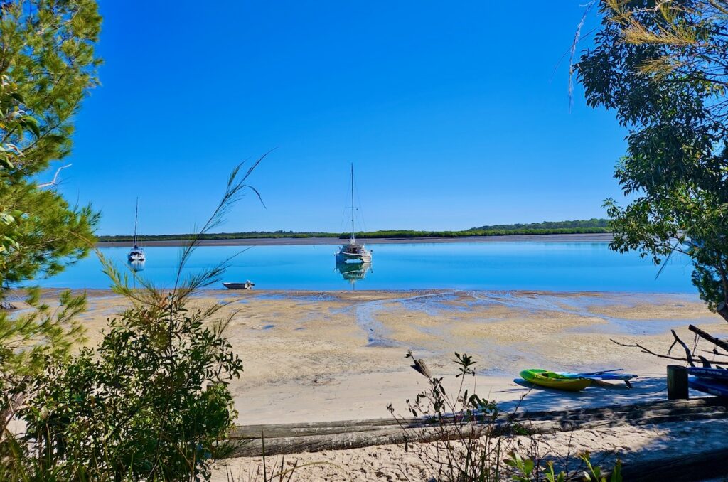 Go Catamaran at anchor