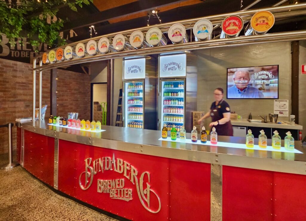 Bundaberg Barrel tasting bar