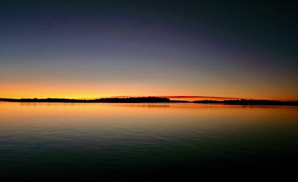 Sunset sky K'Gari Island