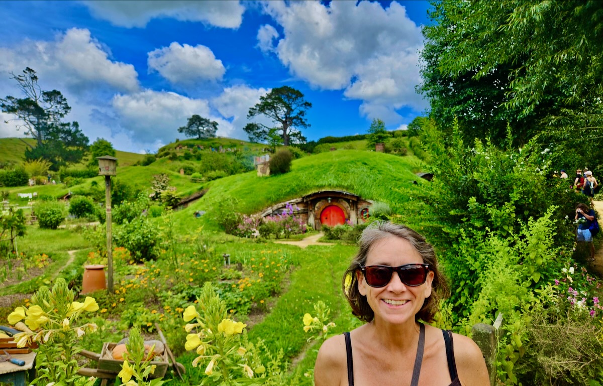 Mel at Hobbiton