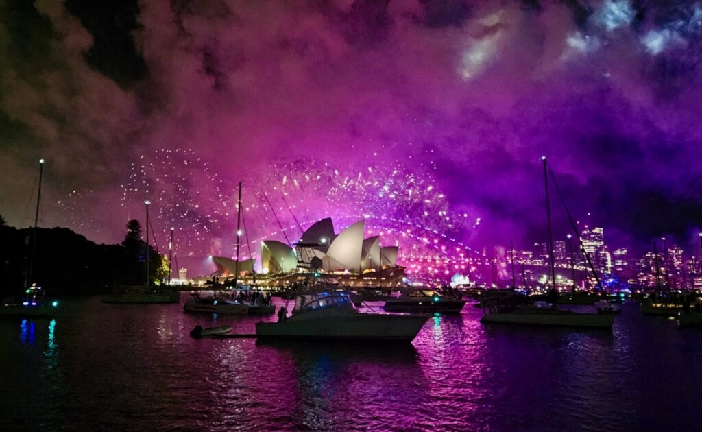Sydney Fireworks on New Years Eve