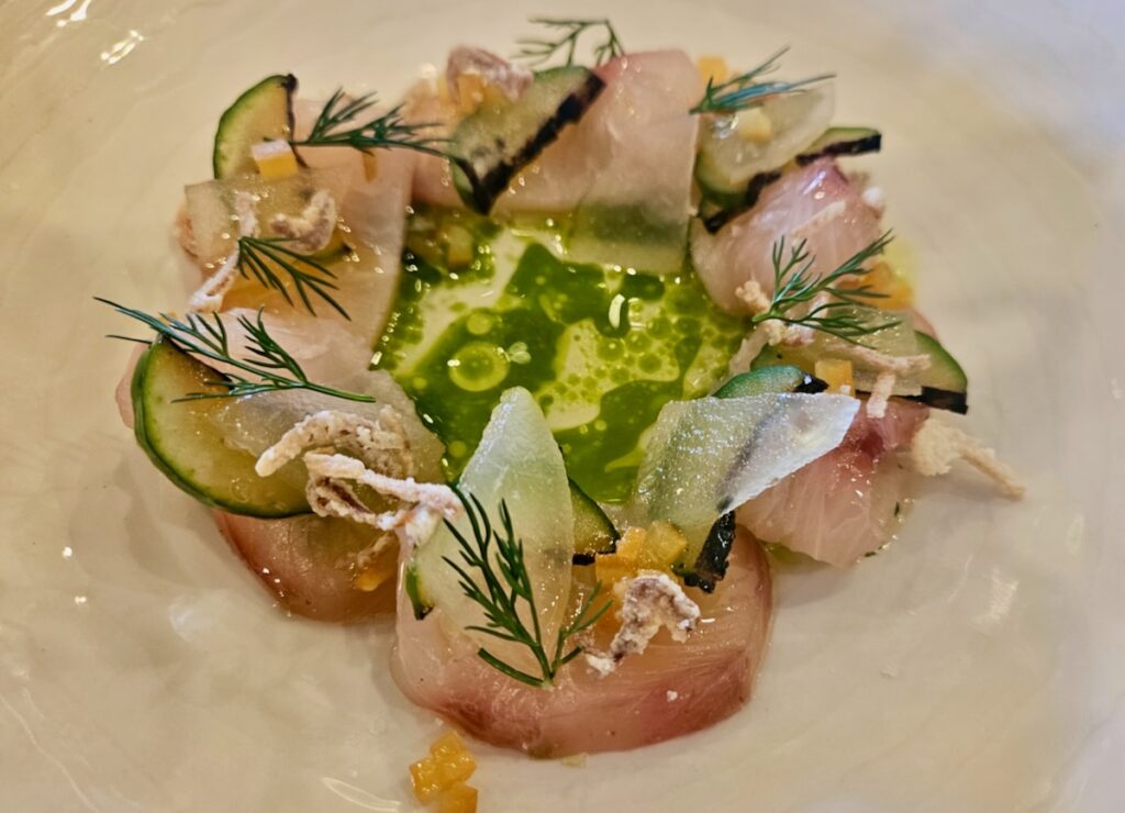 lunch at Josef Chromy winery