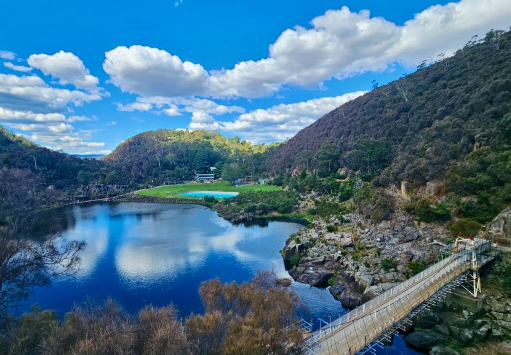 Cataract Gorge views Tasmania highlights