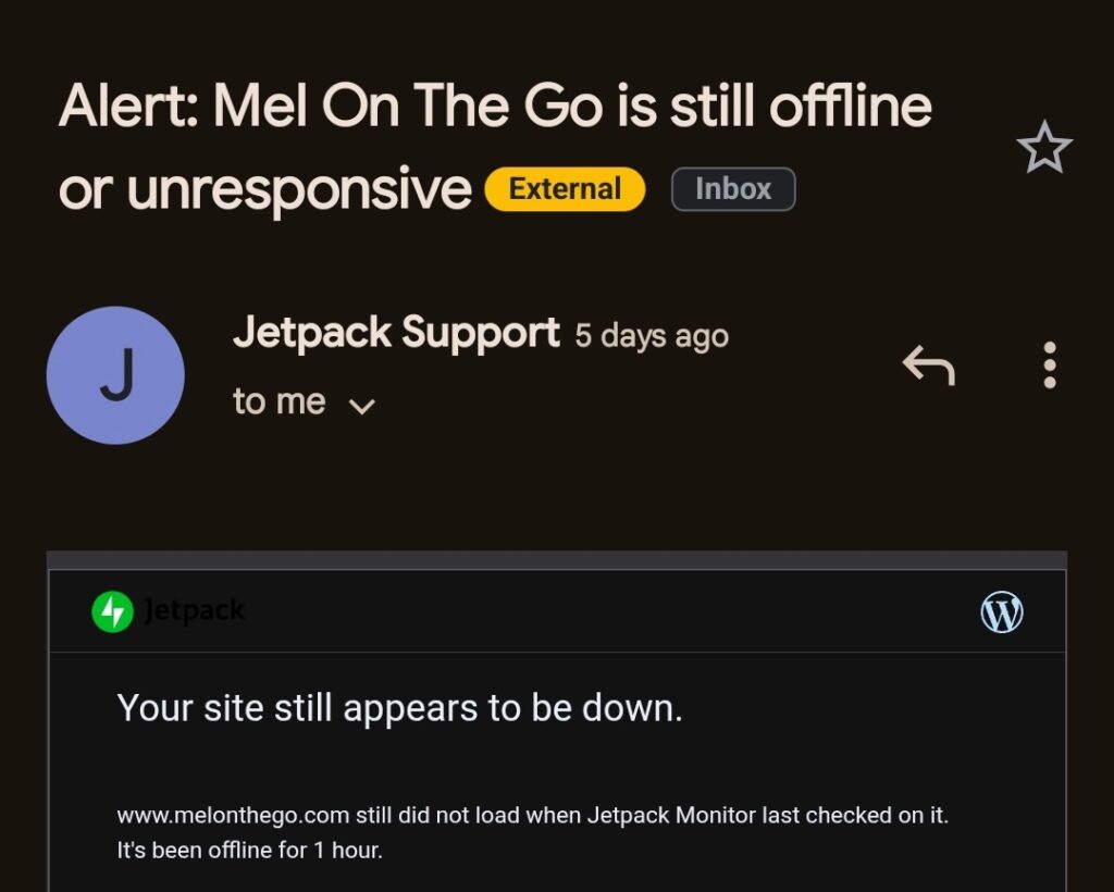 I got hacked message