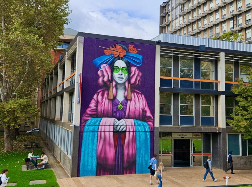 Fin DAC mural Adelaide