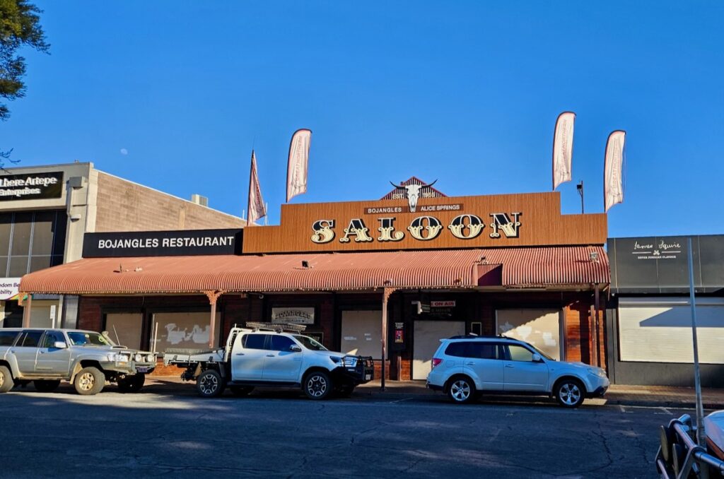 Bojangles Alice Springs saloon exterior