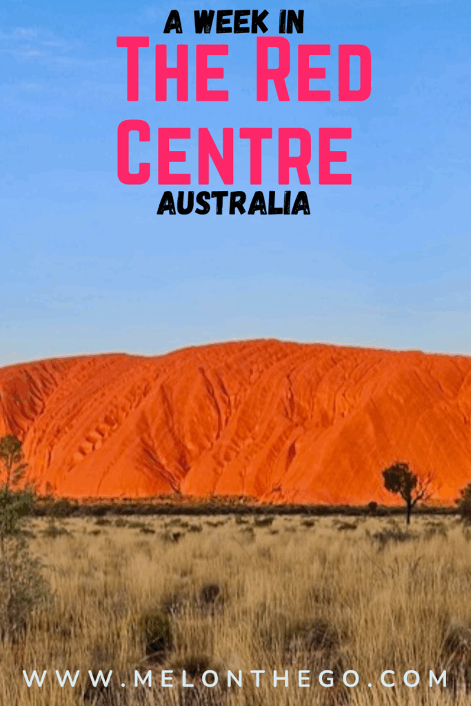 A Week in the Red Centre pin