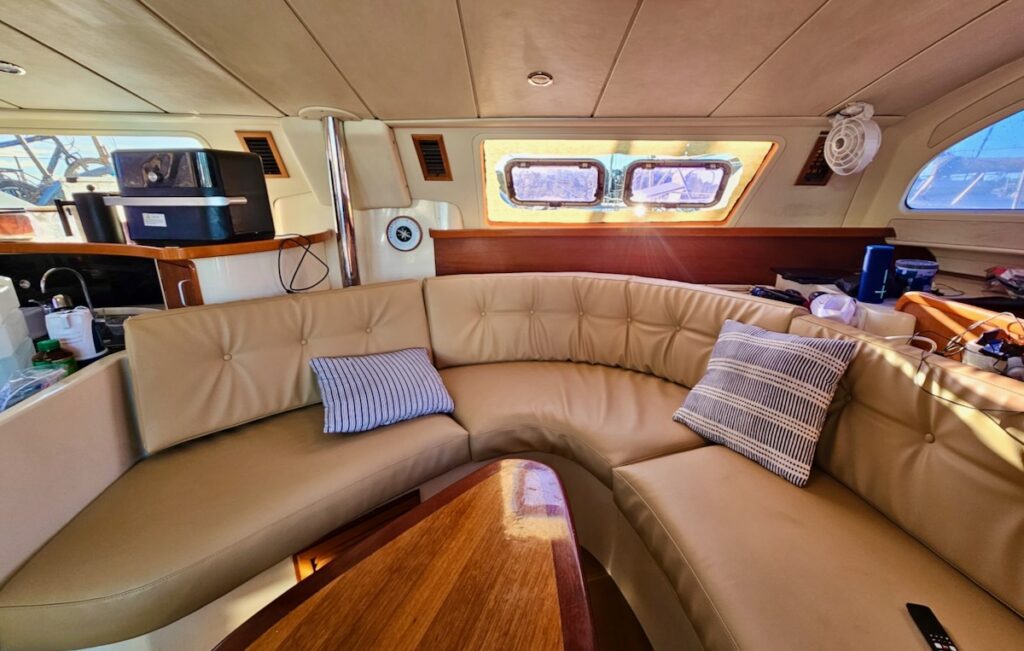 Getting Go on the water interior catamaran