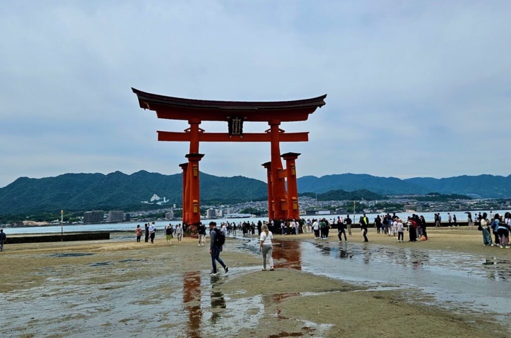 torii at Itsukushima Jinja