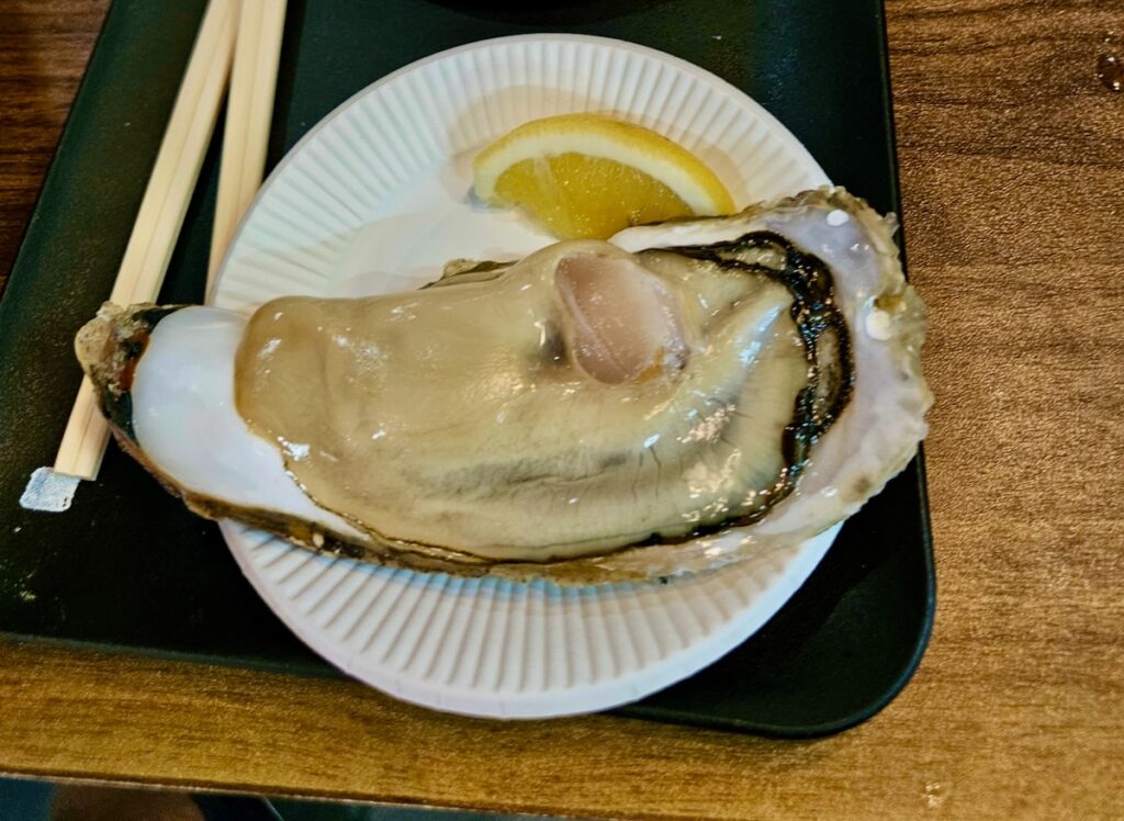 oyster, food market, Tokyo