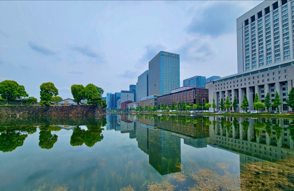 The moat at Tokyo's Imperial Palace
