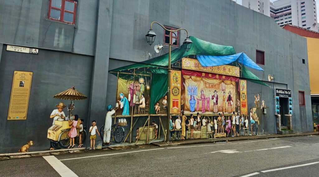 Singapore Street Art Chinatown, Cantonese Opera