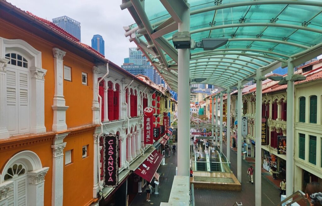 Chinatown street in Singapore