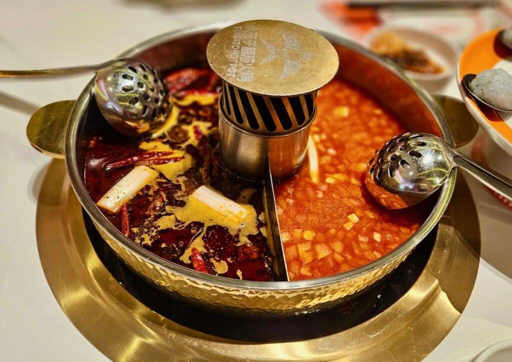 Hot Pot eating in Singapore