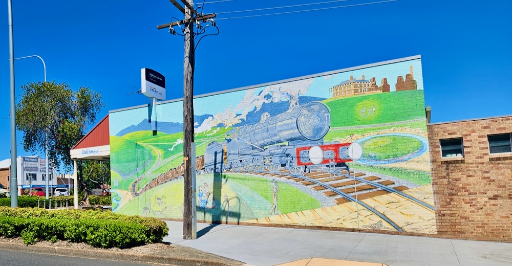 Kurri Kurri train mural