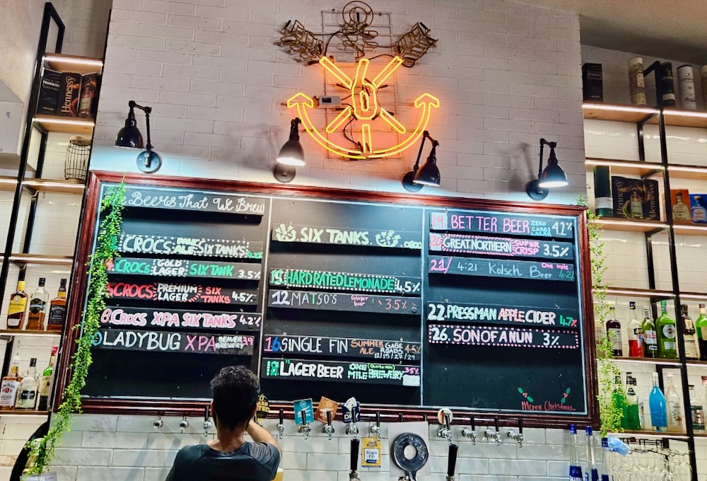 Six Tanks Brew, beer list