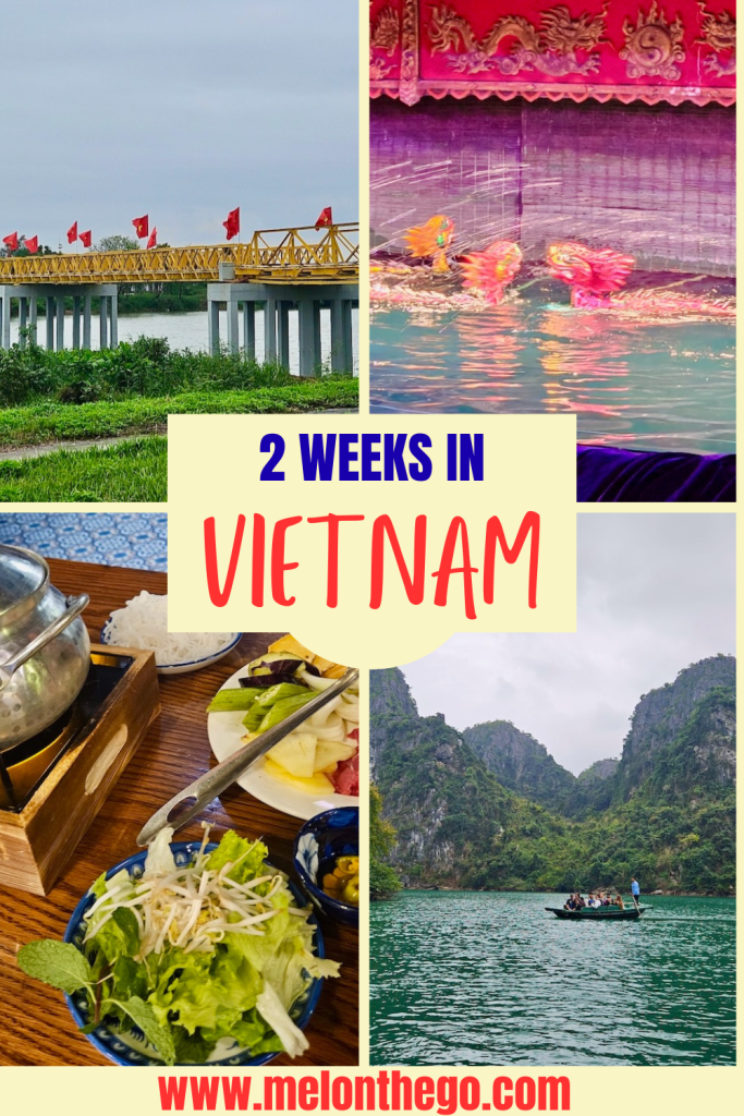 Two weeks in Vietnam Itinerary Pin