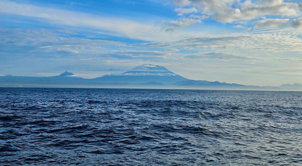 Bali from the sea, Indonesia