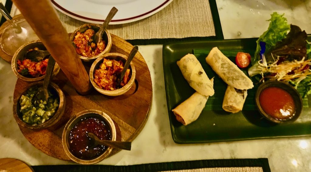 Dinner at Kayumanis Bali