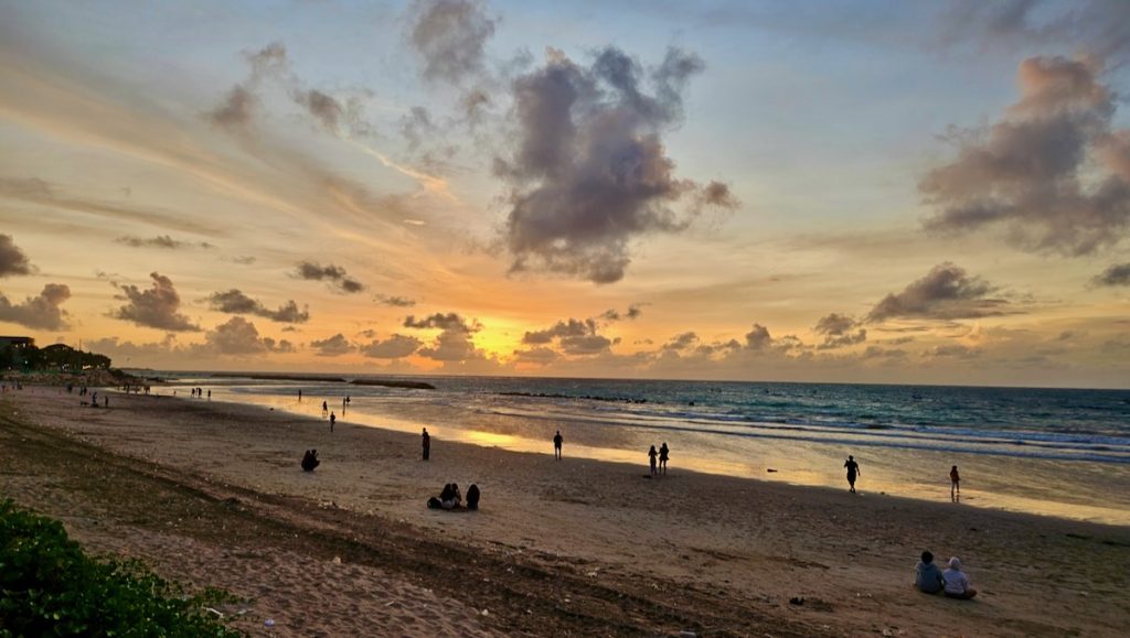 Kuta Beach at dusk, Bali