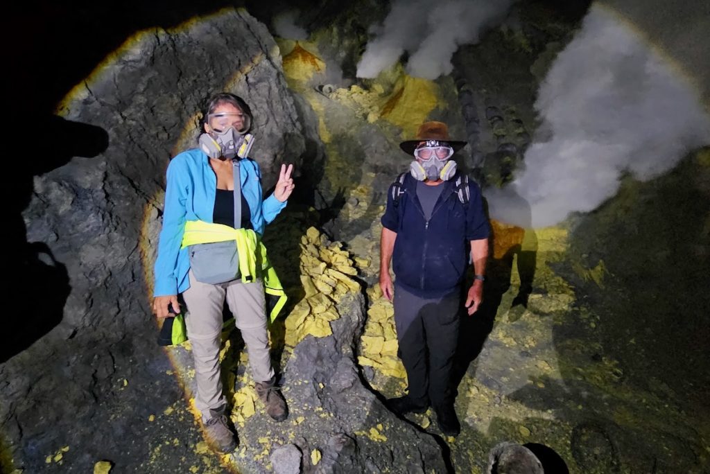 Mount Ijen sulfur, volcano, East Java