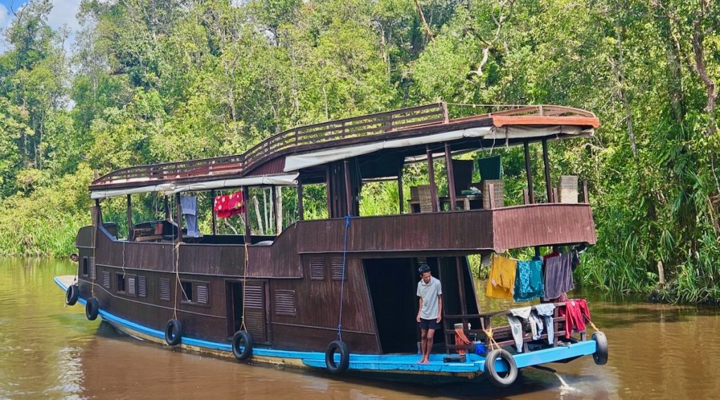 Kalimantan river boat, Indonesia