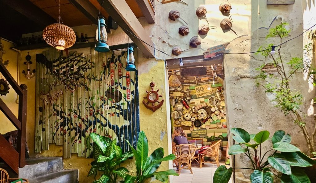cafe interior two nights in Malacca