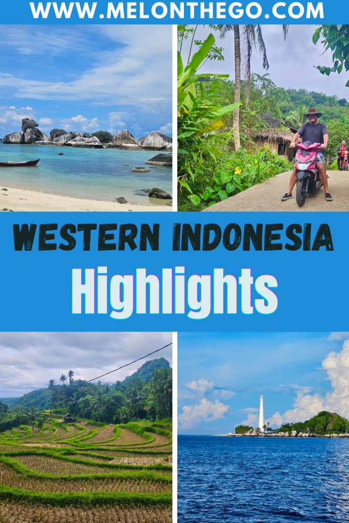 Highlights of Western Indonesia pin