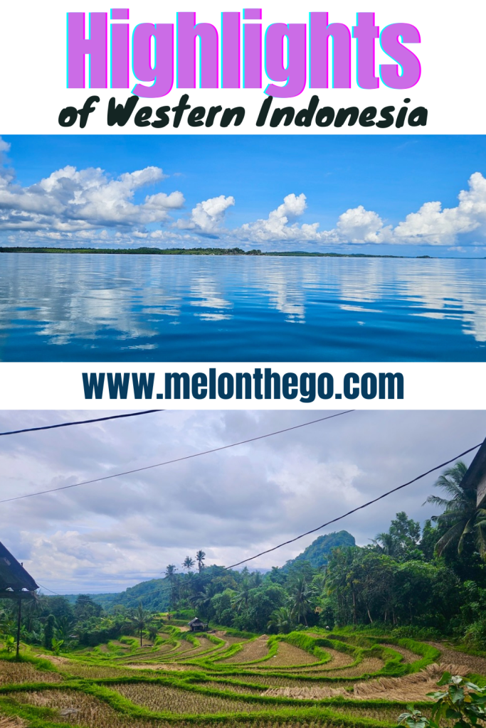 Highlights of Western Indonesia pin