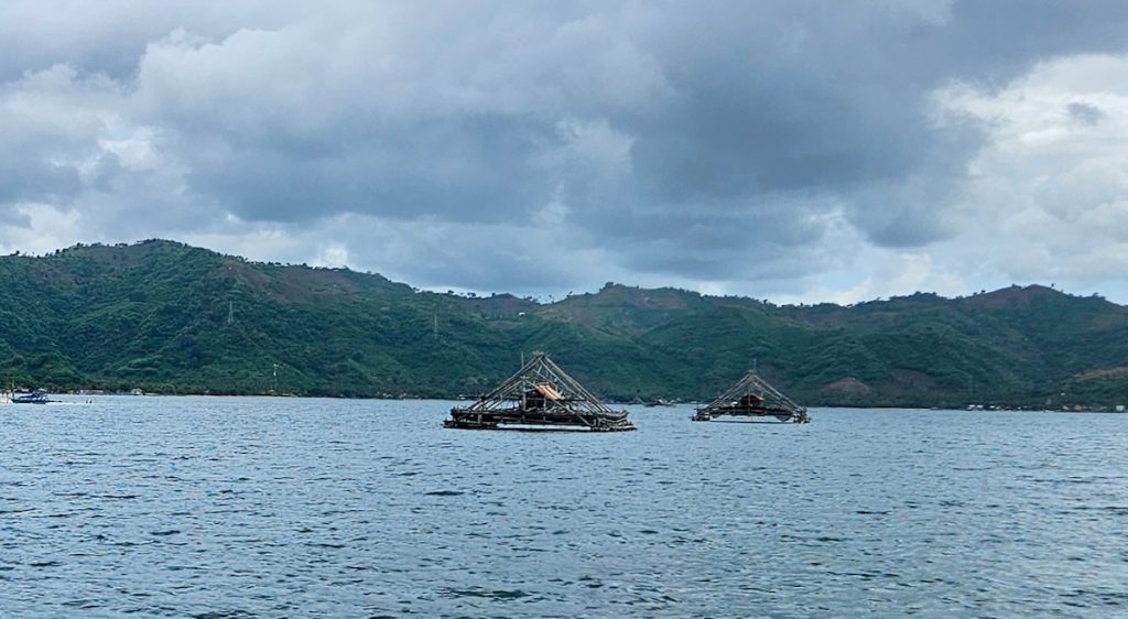 fishing platforms in Indonesia