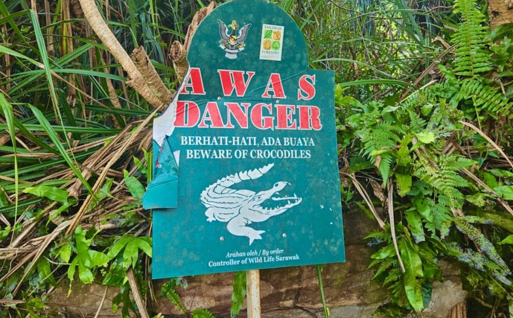 Croc Warning Sign