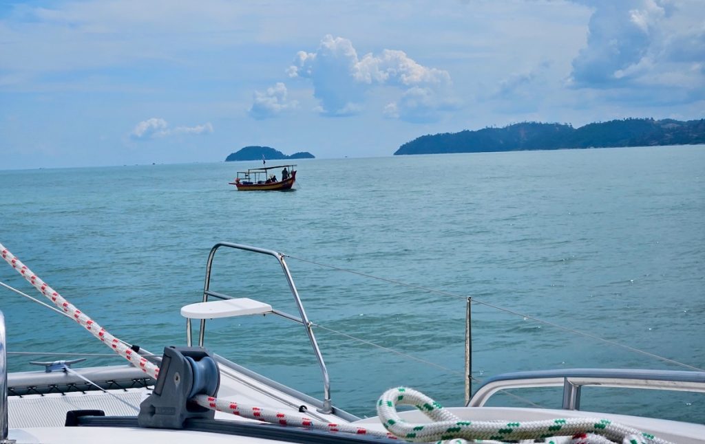 Fishing boat in the Malacca Strait