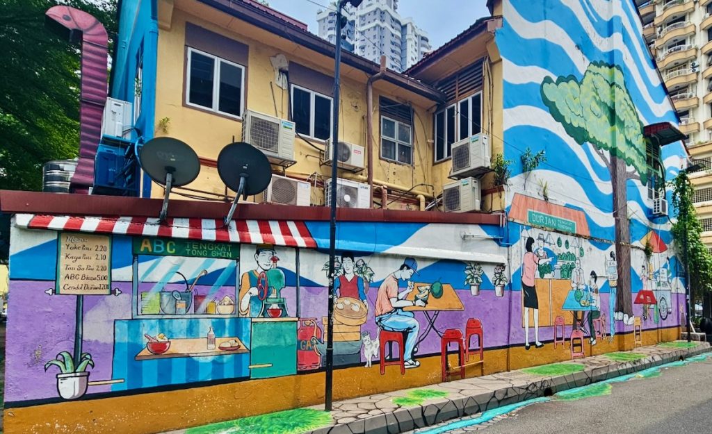 street art, food mural