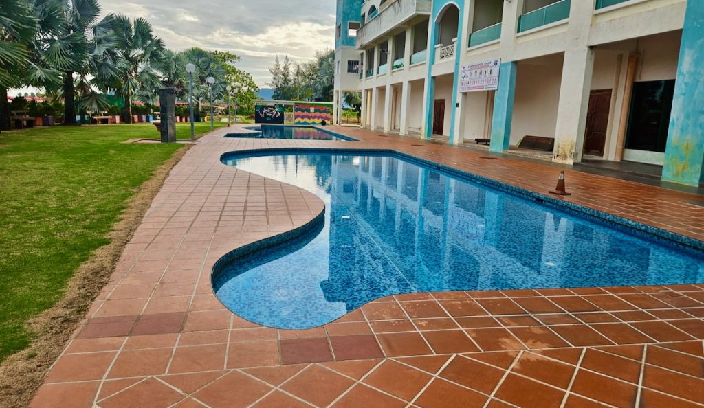 hotel pool at Pangkor Marina