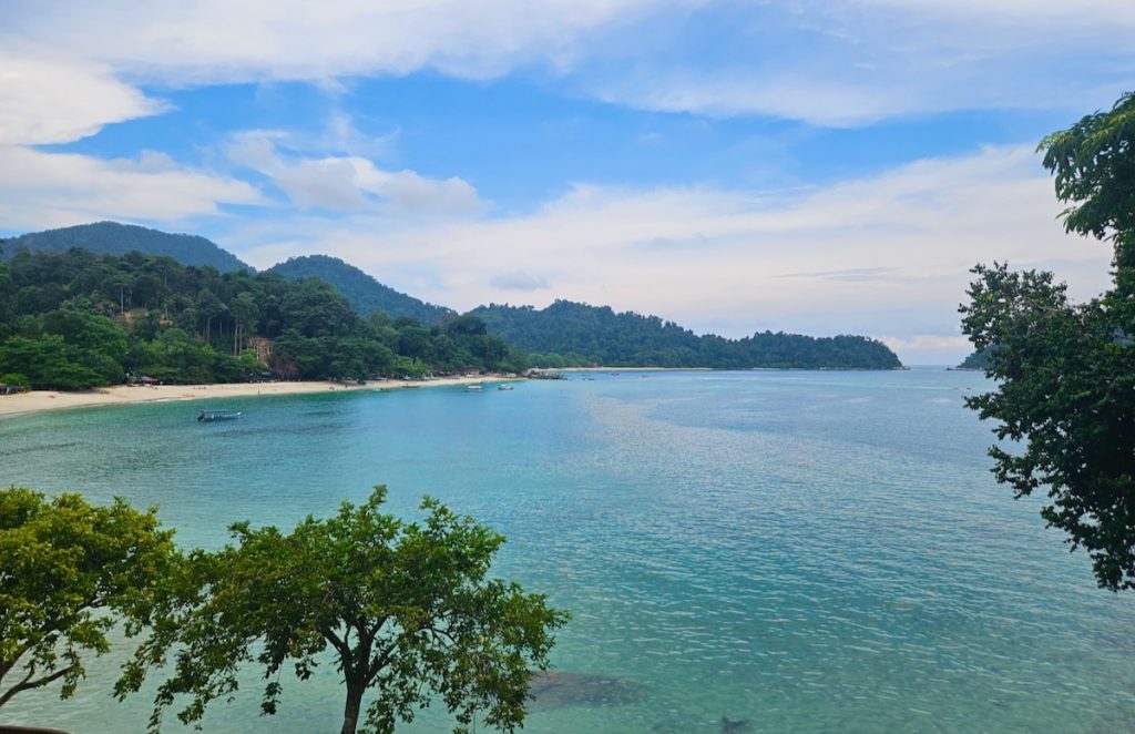 Pangkor Island beach, cruising Malacca Strait